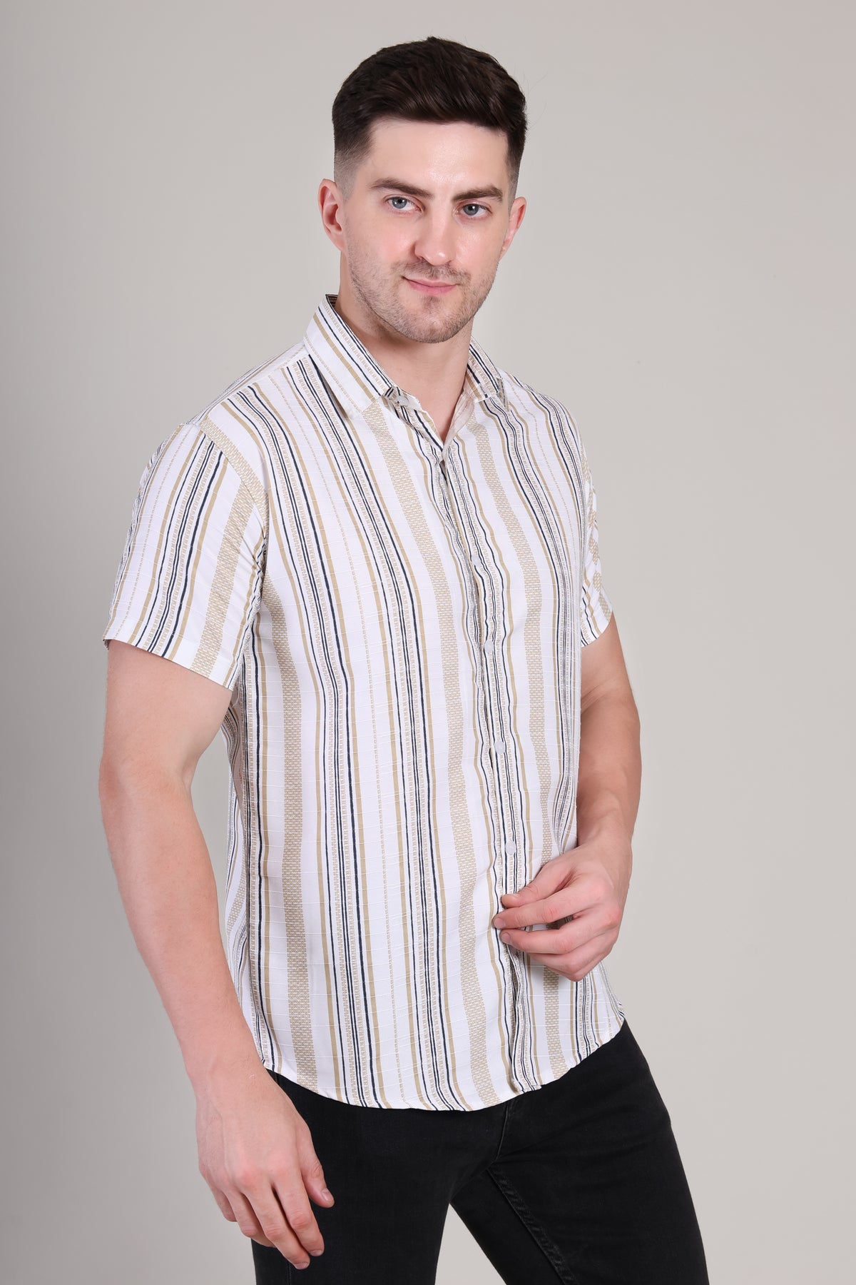 Men's Casual Half Sleeve Shirt | GHS-197