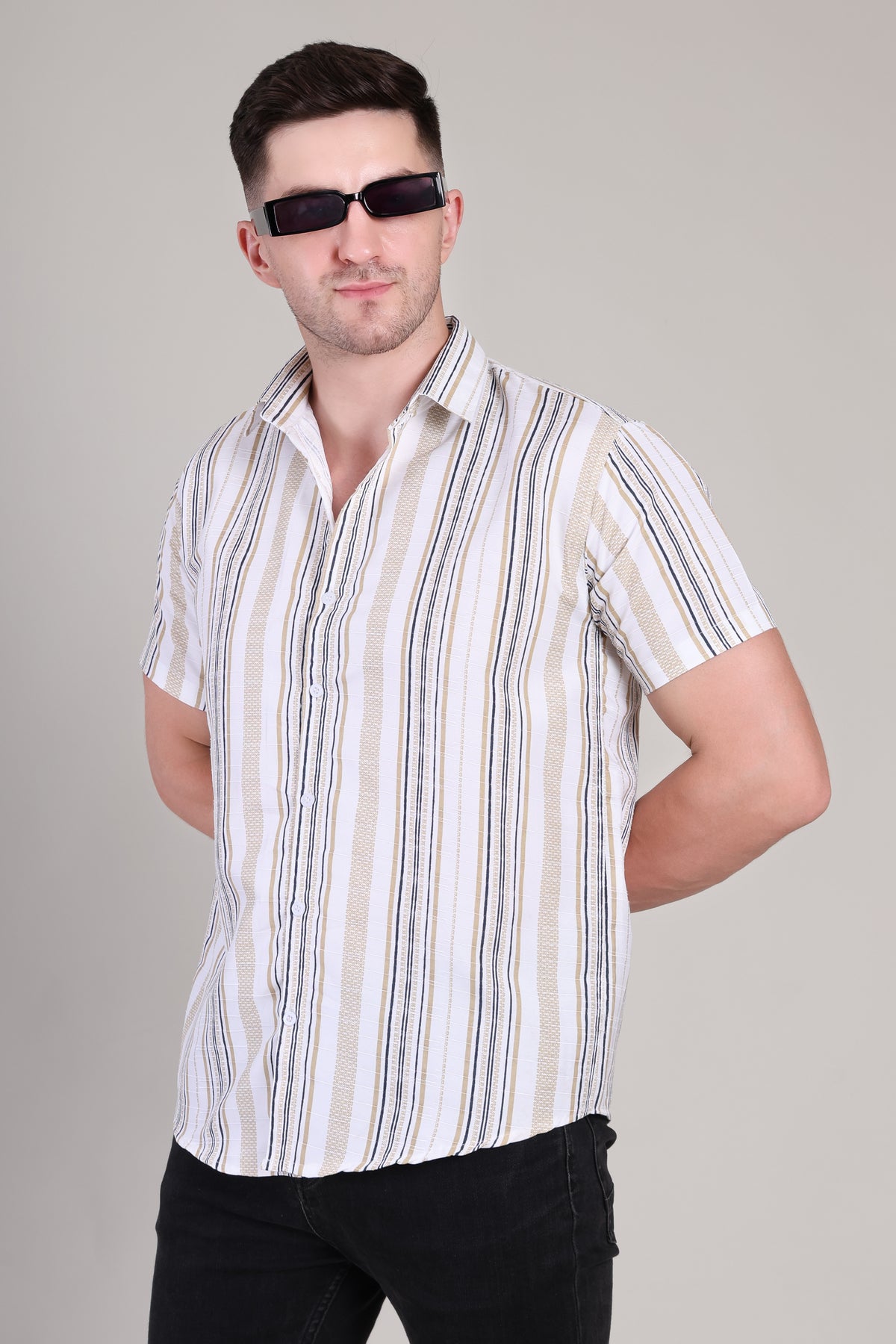 Men's Casual Half Sleeve Shirt | GHS-197
