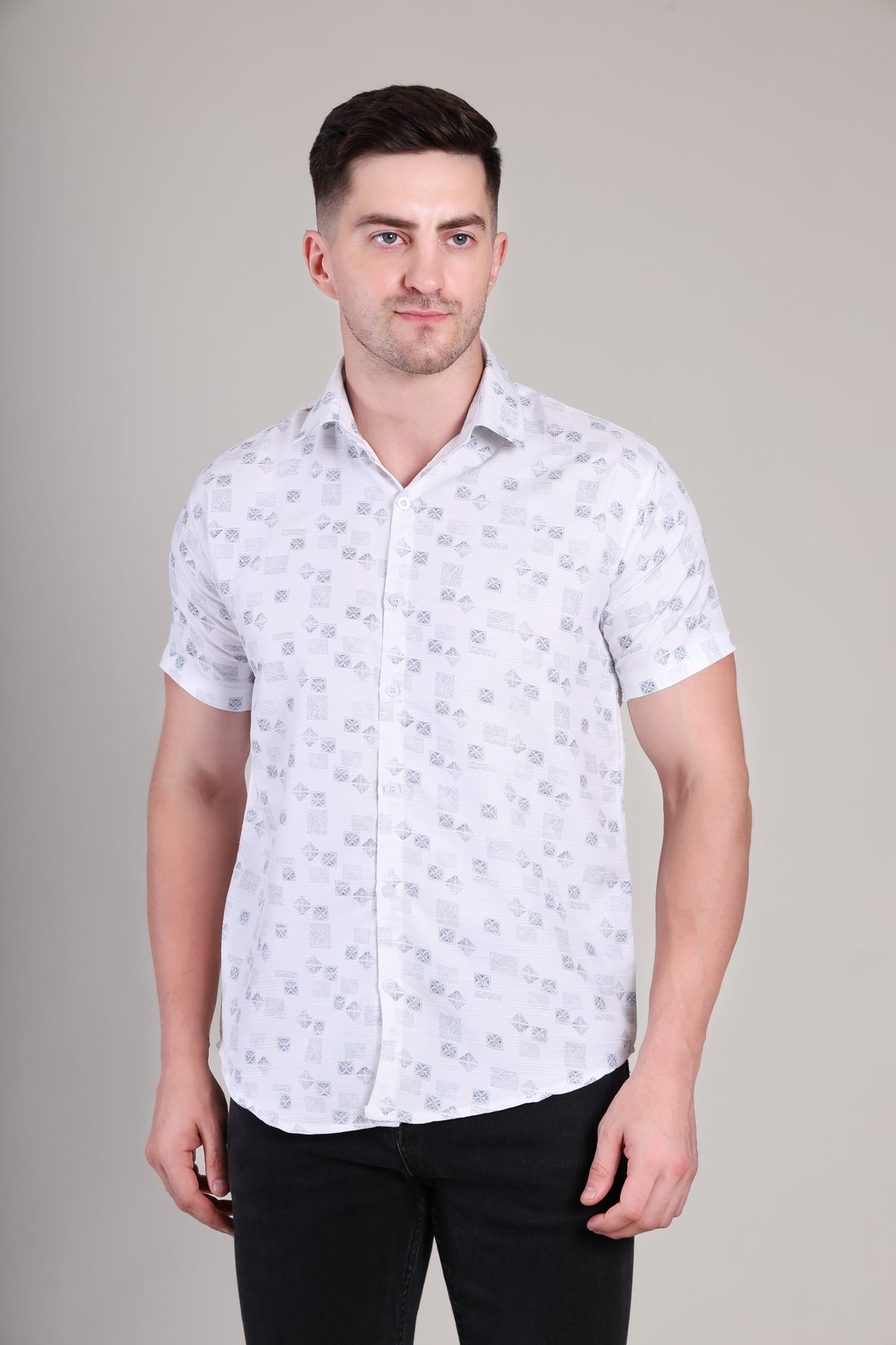 Men's Casual Half Sleeve Shirt | GHS-192