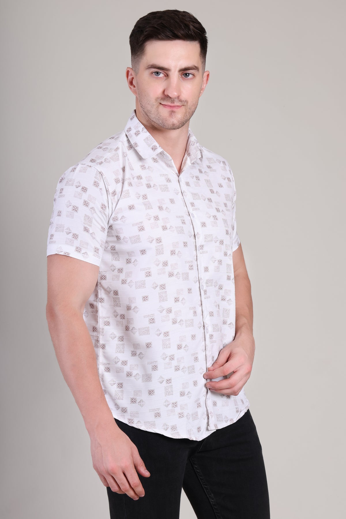 Men's Casual Half Sleeve Shirt | GHS-193