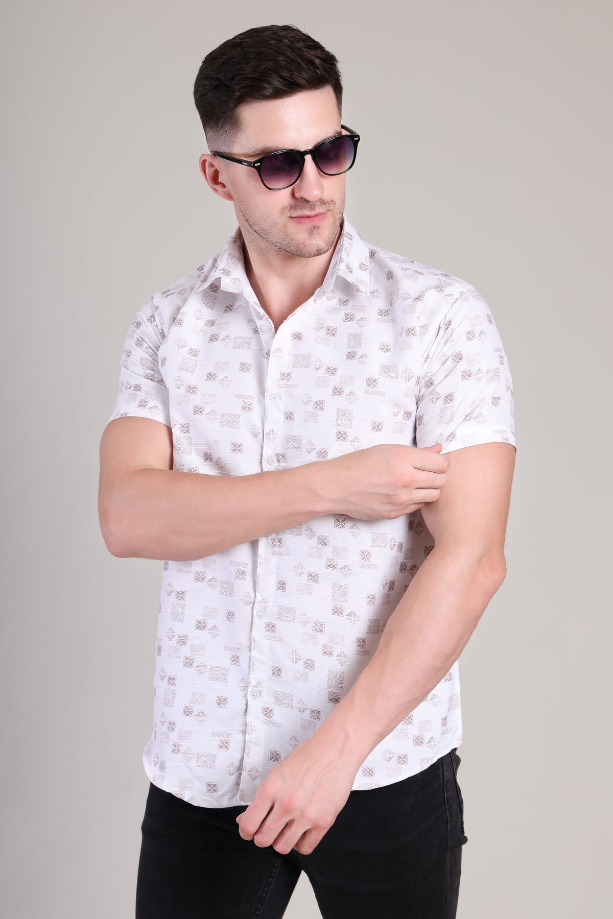 Men's Casual Half Sleeve Shirt | GHS-193
