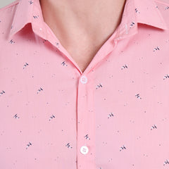 Men's Casual Half Sleeve Shirt - Blue | BHS-184