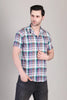 Men's Casual Printed Half Sleeve Shirt - Multicolor | UHSS-162