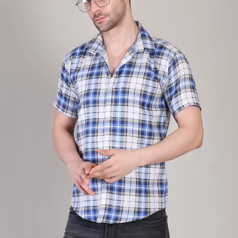 Men's Casual Half Sleeve Shirt - Multicolor | SHS-161