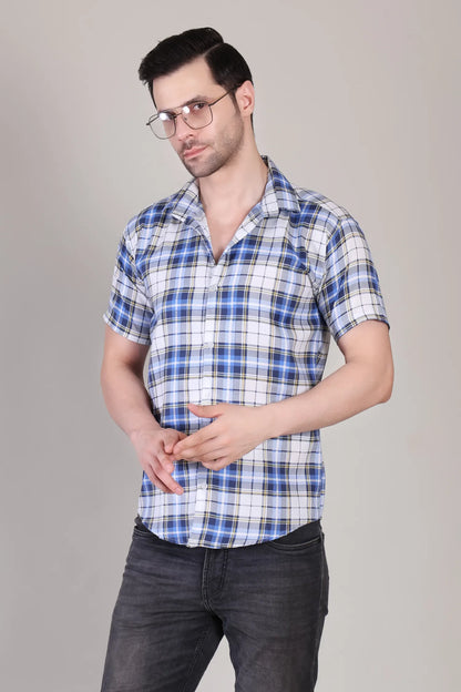 Men's Casual Half Sleeve Shirt - Multicolor | SHS-161