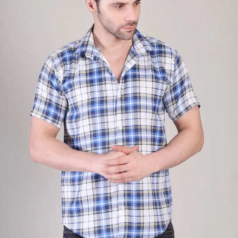 Men's Casual Half Sleeve Shirt - Multicolor | SHS-161