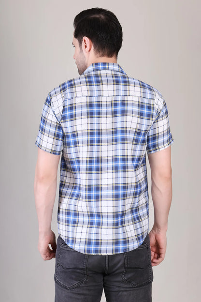 Men's Casual Half Sleeve Shirt - Multicolor | SHS-161