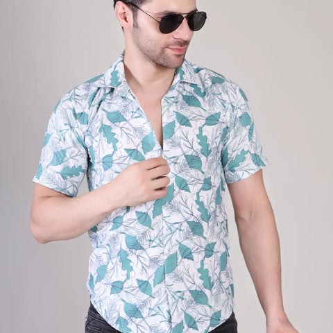 Men's Casual Half Sleeve Shirt - Multicolor | UHSS-135
