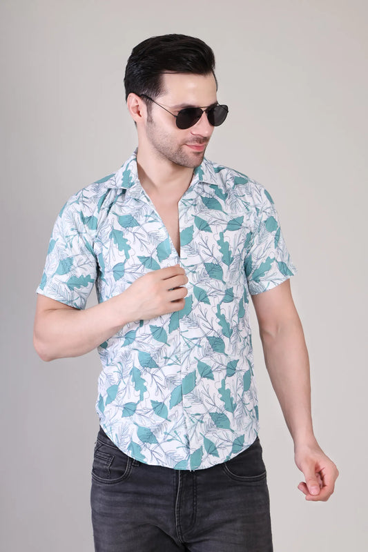 Men's Casual Half Sleeve Shirt - Multicolor | UHSS-135