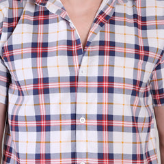 Men's Casual Half Sleeve Shirt - Check | UHSS-160