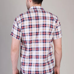 Men's Casual Half Sleeve Shirt - Check | UHSS-160