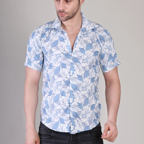 Men's Casual Half Sleeve Shirt - Multicolor | UHSS-134