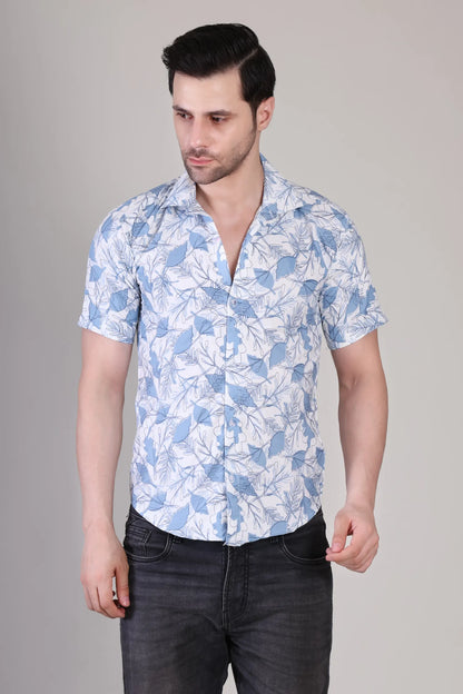 Men's Casual Half Sleeve Shirt - Multicolor | UHSS-134