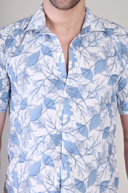 Men's Casual Half Sleeve Shirt - Multicolor | UHSS-134