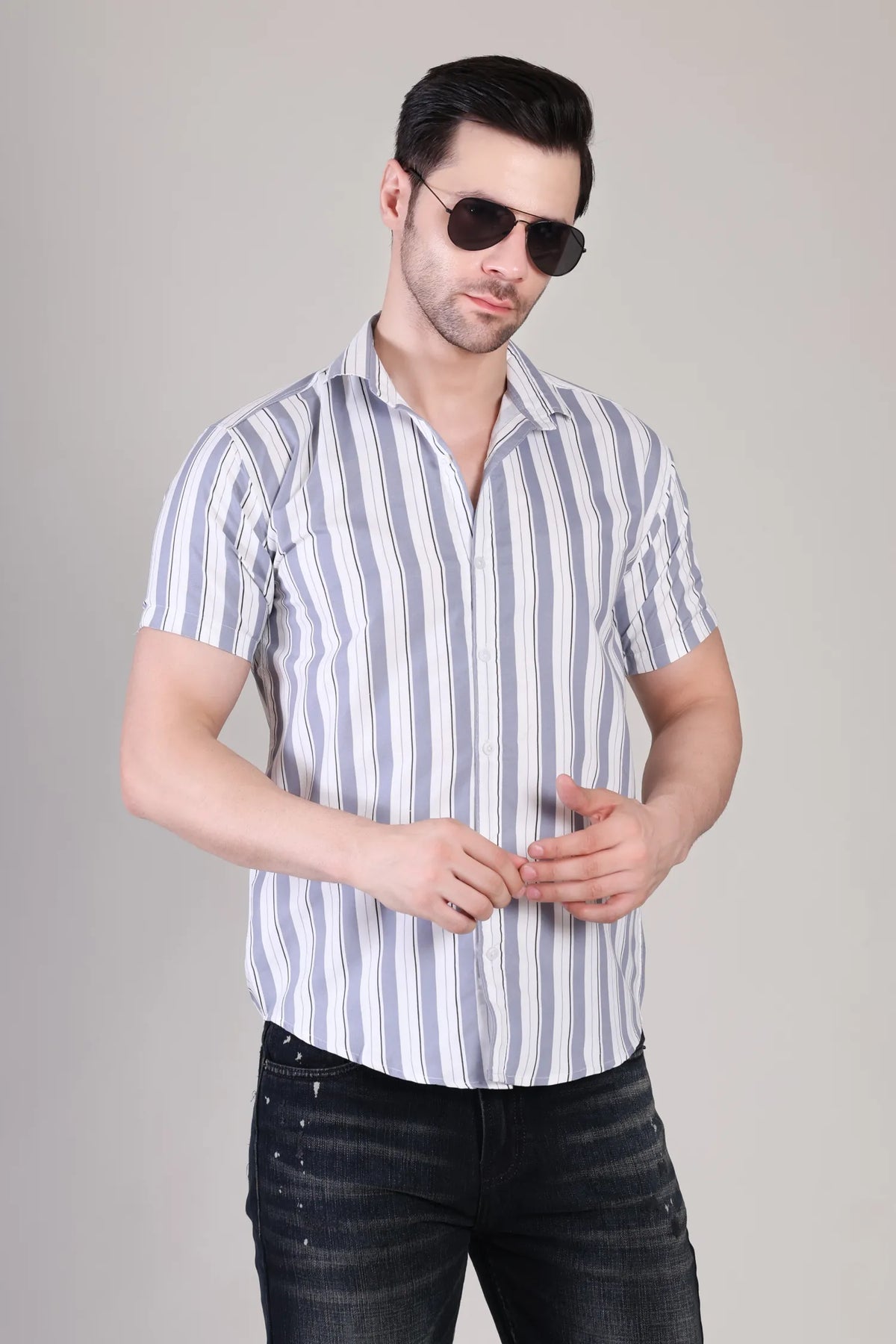 Men's Casual Half Sleeve Shirt | UHSS-168