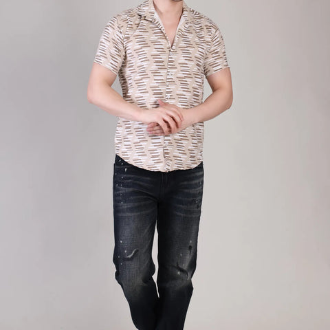 Men's Casual Half Sleeve Shirt - Multicolor |UHSS-182