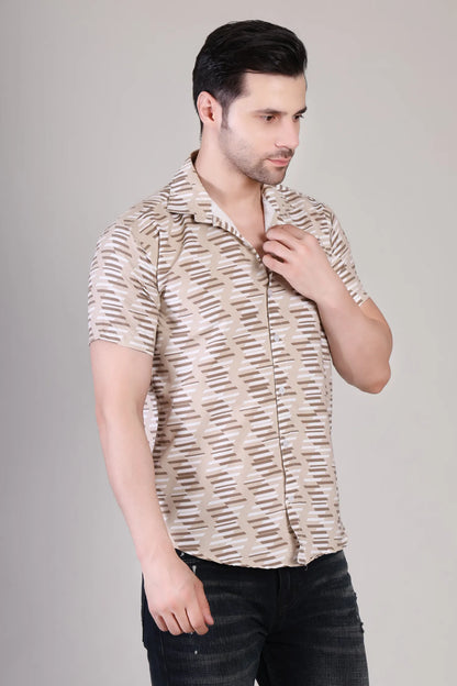 Men's Casual Half Sleeve Shirt - Multicolor |UHSS-182