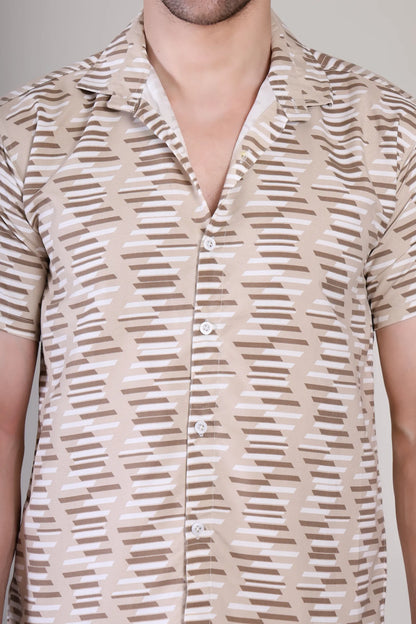 Men's Casual Half Sleeve Shirt - Multicolor |UHSS-182