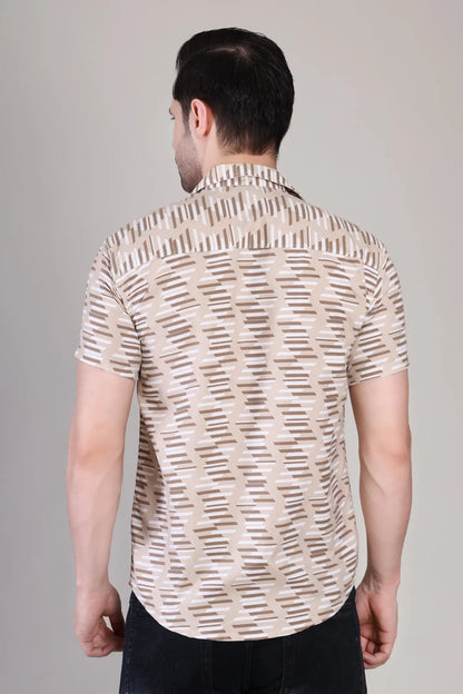 Men's Casual Half Sleeve Shirt - Multicolor |UHSS-182