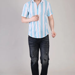 Men's Casual Half Sleeve Shirt - Multicolor | SHS-177