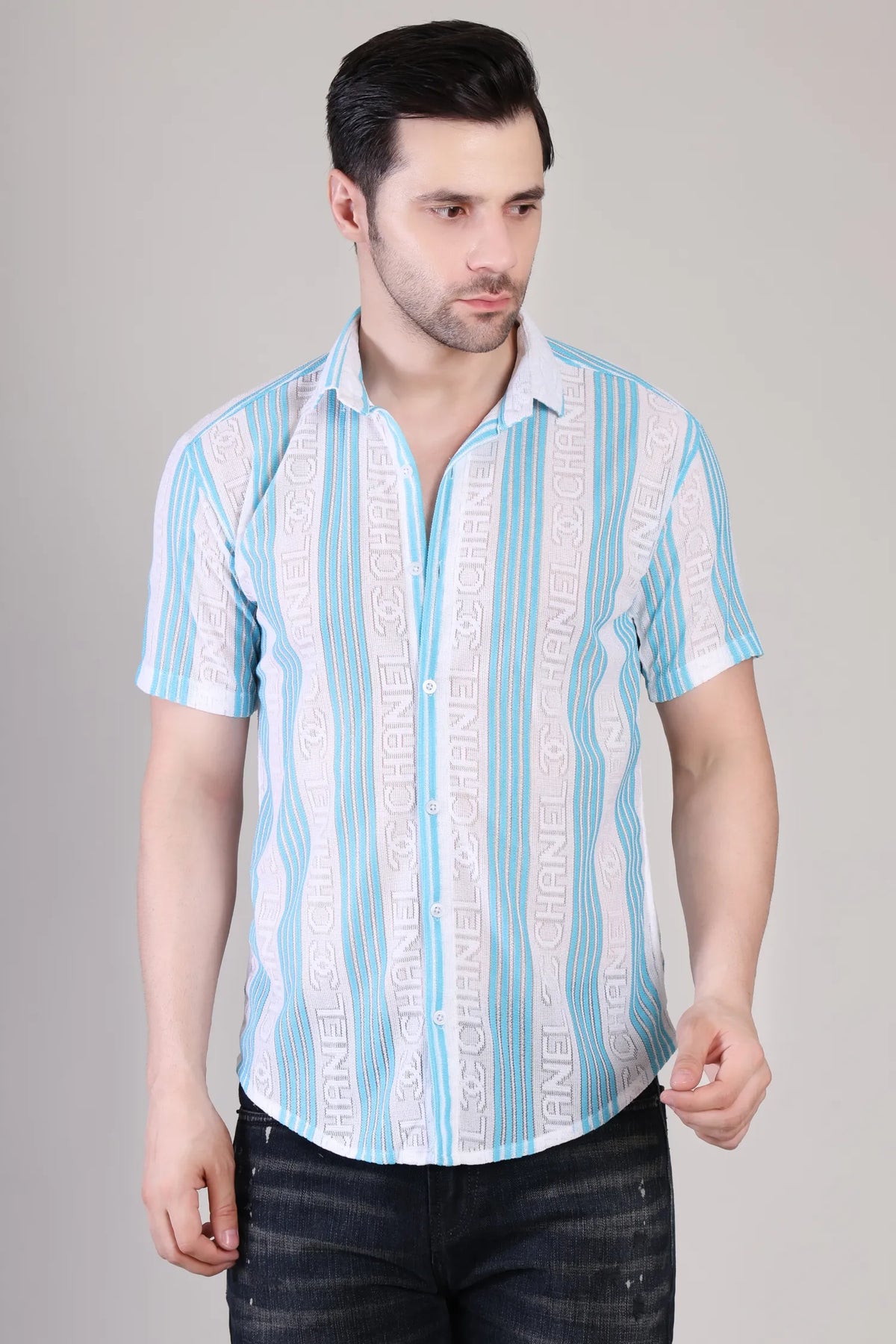Men's Casual Half Sleeve Shirt - Multicolor | SHS-177