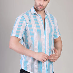 Men's Casual Half Sleeve Shirt - Multicolor | SHS-177