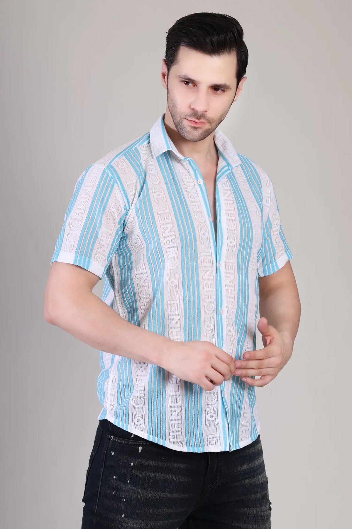 Men's Casual Half Sleeve Shirt - Multicolor | SHS-177
