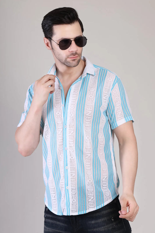 Men's Casual Half Sleeve Shirt - Multicolor | SHS-177