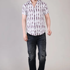 Men's Casual Half Sleeve Shirt - Multicolor | UHSS-167