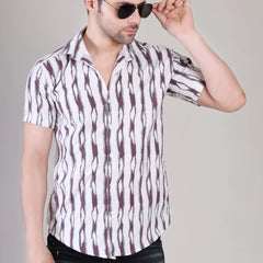 Men's Casual Half Sleeve Shirt - Multicolor | UHSS-167