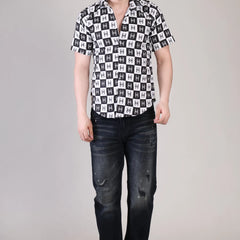 Men's Casual Half Sleeve Shirt - Multicolor | UHSS-132
