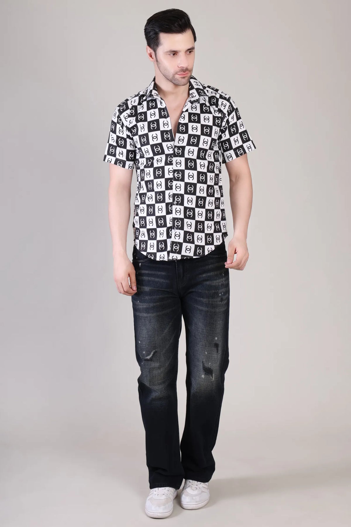 Men's Casual Half Sleeve Shirt - Multicolor | UHSS-132