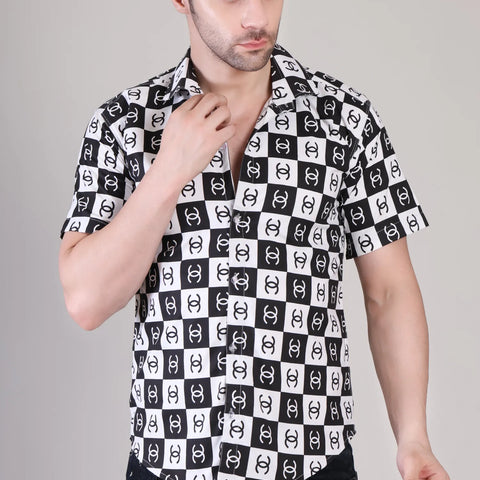 Men's Casual Half Sleeve Shirt - Multicolor | UHSS-132