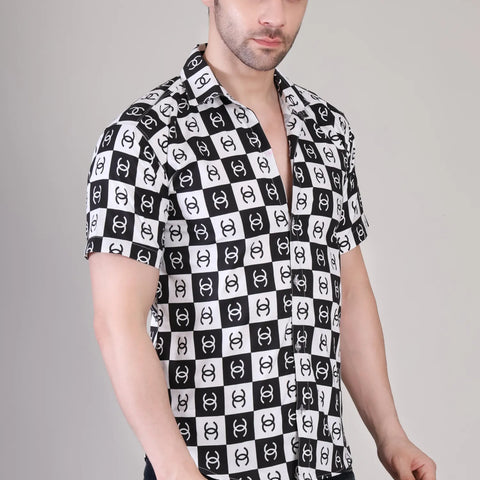 Men's Casual Half Sleeve Shirt - Multicolor | UHSS-132