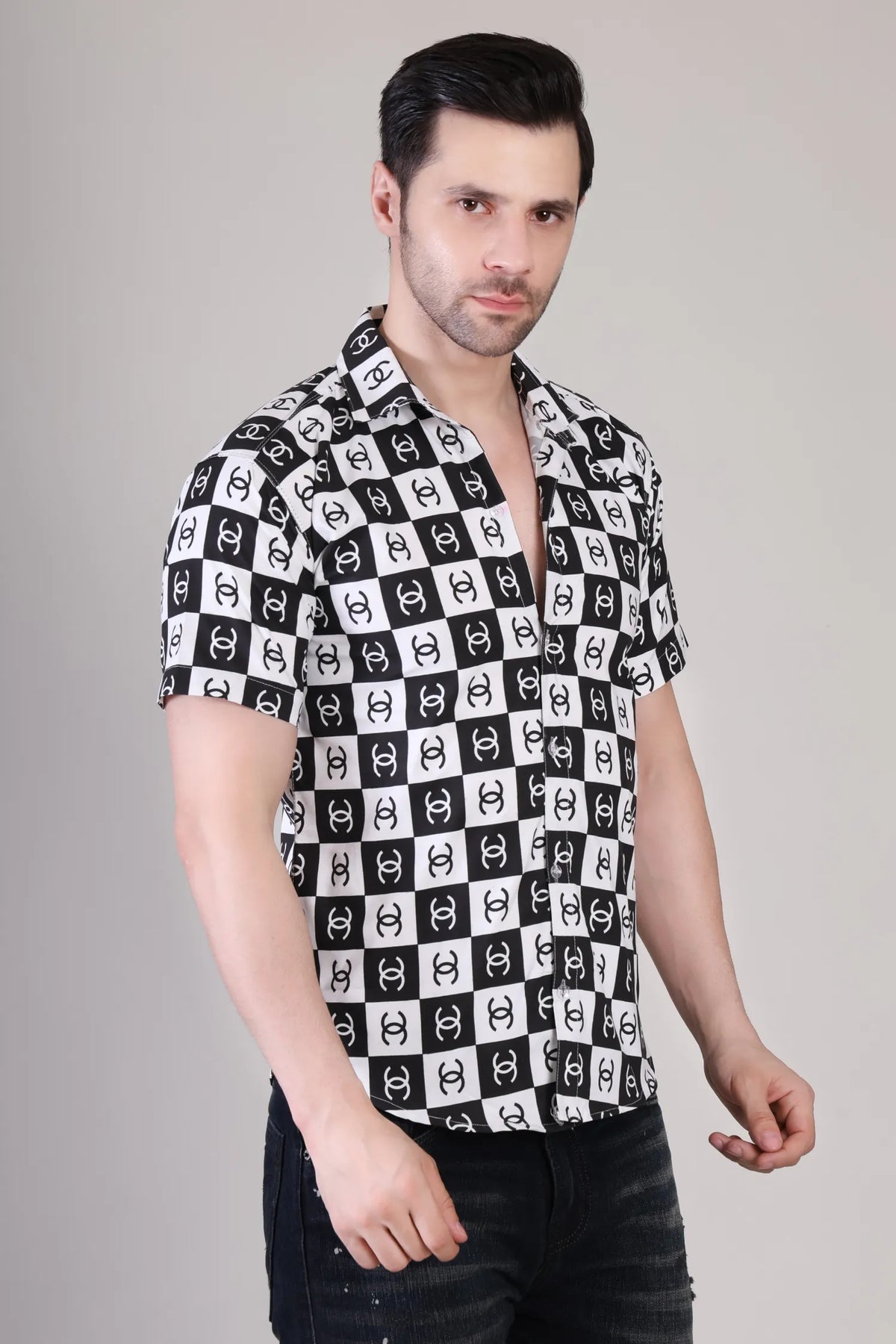 Men's Casual Half Sleeve Shirt - Multicolor | UHSS-132