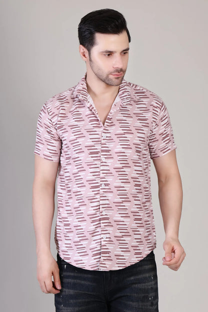 Men's Casual Half Sleeve Shirt - Multicolor | UHSS-181