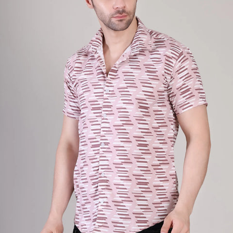 Men's Casual Half Sleeve Shirt - Multicolor | UHSS-181