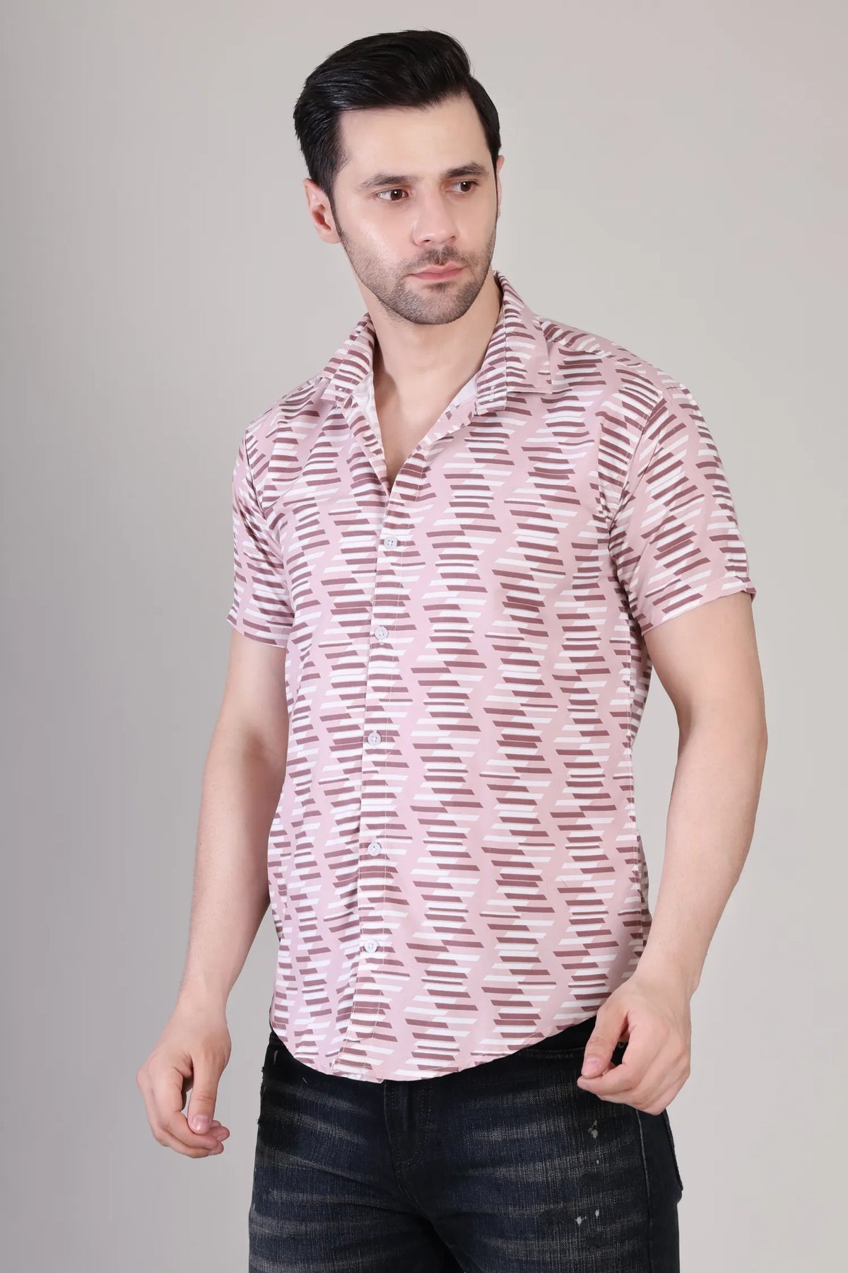 Men's Casual Half Sleeve Shirt - Multicolor | UHSS-181
