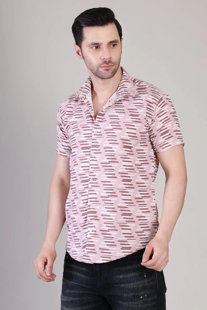 Men's Casual Half Sleeve Shirt - Multicolor | UHSS-181