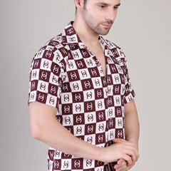 Men's Casual Half Sleeve Shirt - Multicolor | UHSS-131