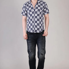 Men's Casual Half Sleeve Shirt - Multicolor | UHSS-130