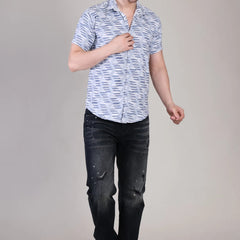 Men's Casual Half Sleeve Shirt - Multicolor | UHSS-180
