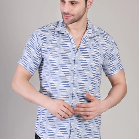 Men's Casual Half Sleeve Shirt - Multicolor | UHSS-180