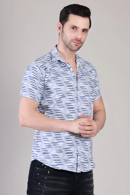 Men's Casual Half Sleeve Shirt - Multicolor | UHSS-180