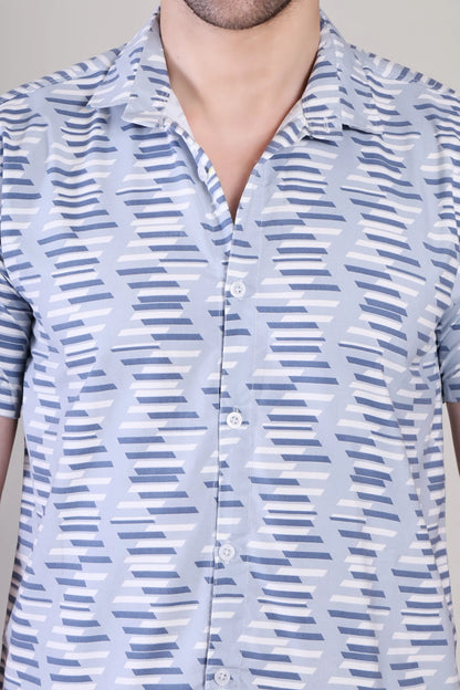 Men's Casual Half Sleeve Shirt - Multicolor | UHSS-180