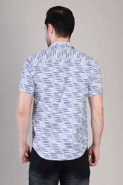 Men's Casual Half Sleeve Shirt - Multicolor | UHSS-180