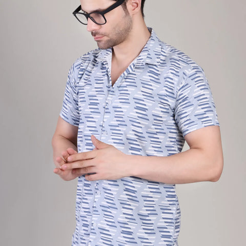 Men's Casual Half Sleeve Shirt - Multicolor | UHSS-180