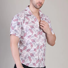 Men's Casual Half Sleeve Shirt - Floral Multicolor | UHSS-133