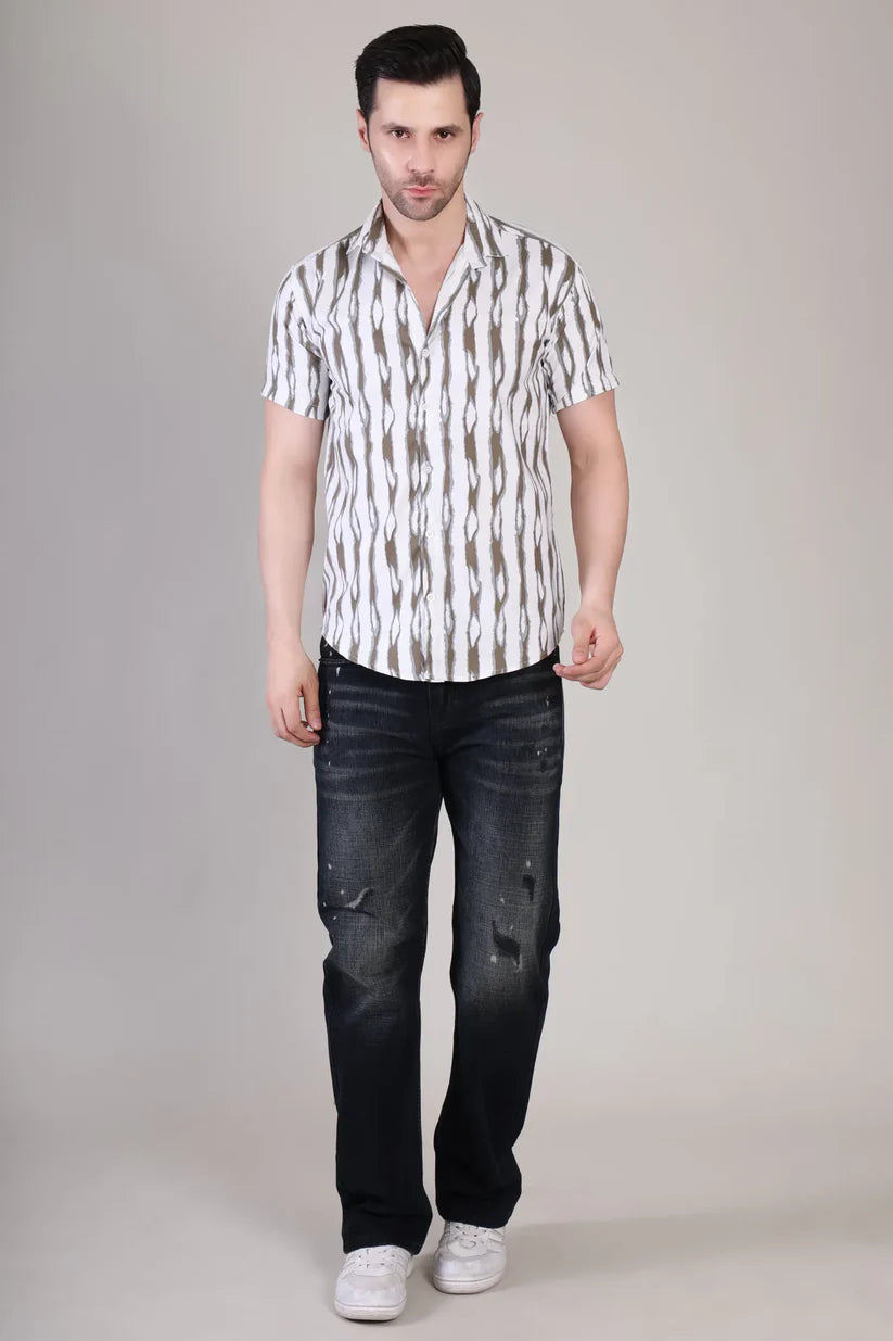 Men's Stylish Half Sleeve Shirt Combo – (Pack of 3), UHSS-166, UHSS-165, UHSS-03