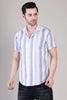 Men's Casual Half Sleeve Shirt - Striped | UHSS-171